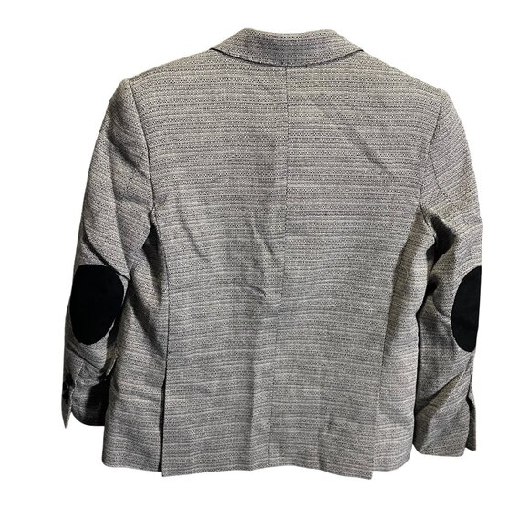 Elie Balleh Boys Gray/Black Textured Button-Front Blazer 8 - Picture 5 of 5